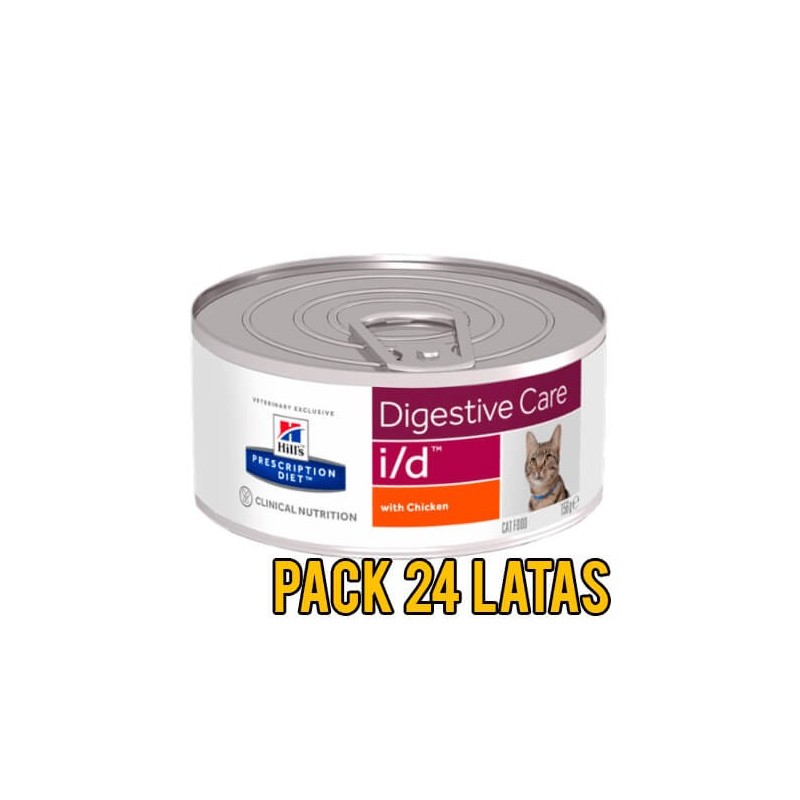 Pack 24 latas Hills i/d Digestive Care felino