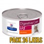 Pack 24 latas Hills i/d Digestive Care felino