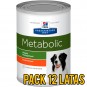 Pack 12 latas Hills Metabolic canino