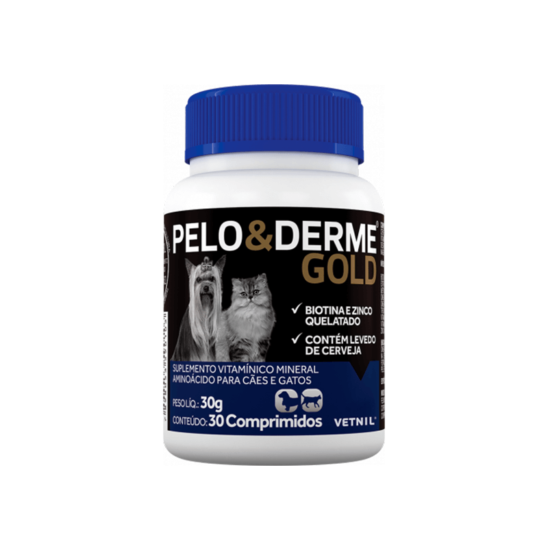 Pelo & Derme Gold - 30 comprimidos