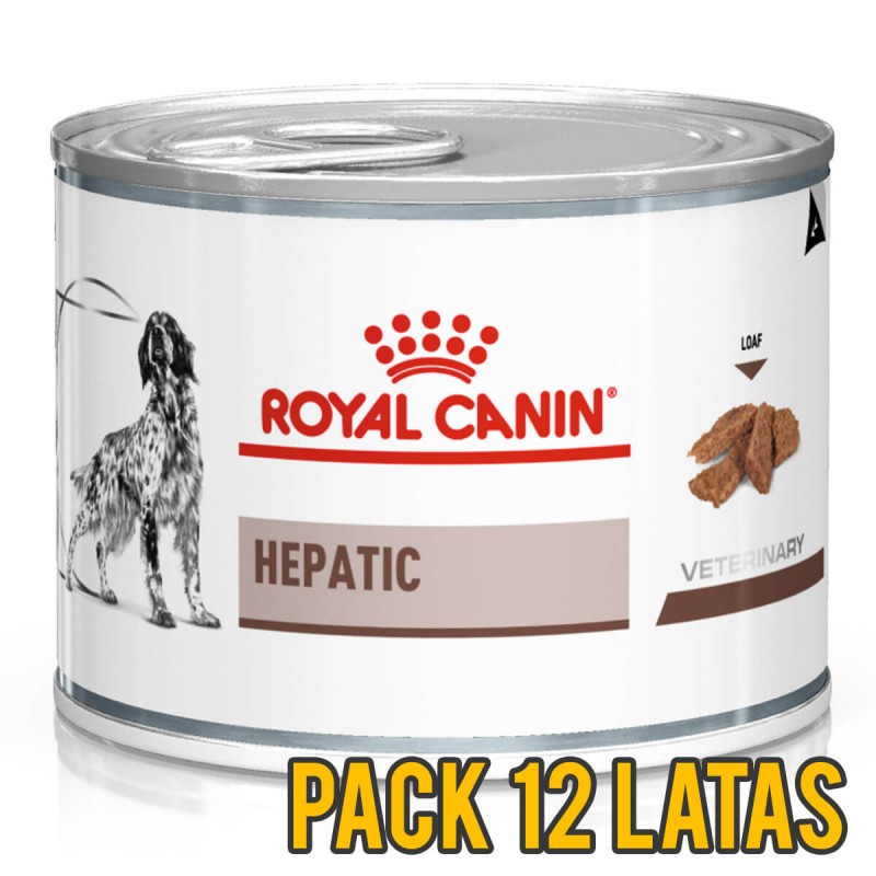 Pack 12 latas Royal Canin Hepatic
