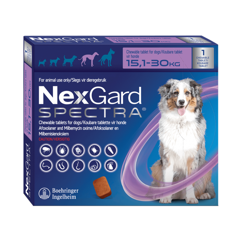 Nexgard SPECTRA 15 a 30kg
