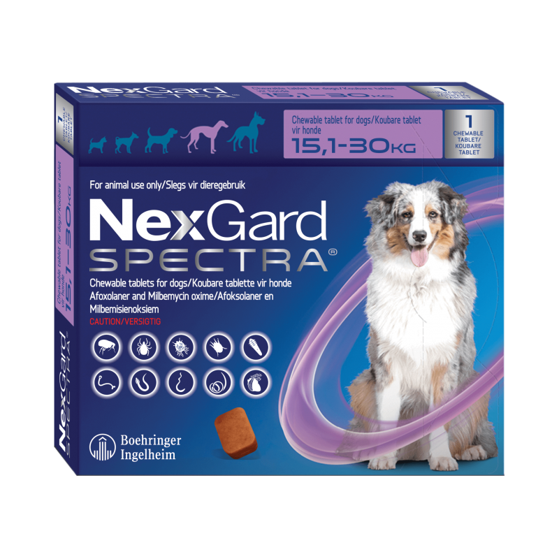 Nexgard SPECTRA 15 a 30kg