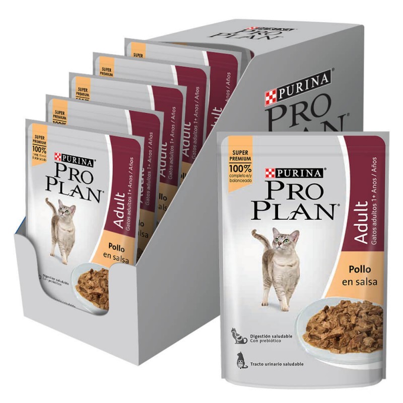 Pack 15 Pouch ProPlan Adult Cat Pollo