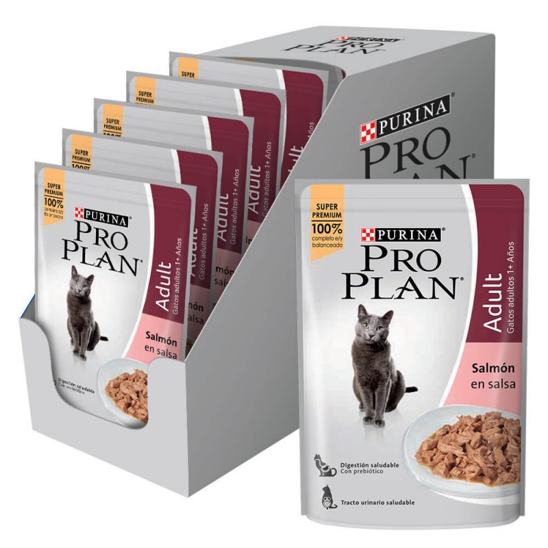 Pack 15 Pouch ProPlan Adult Cat Salmon
