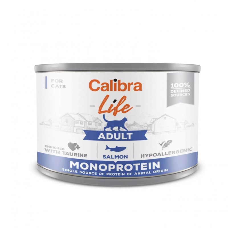 Pack 6 latas Calibra Cat Adult Salmon