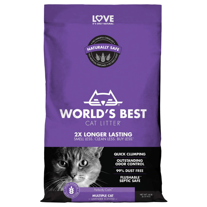 World´s Best Cat Litter Lavanda