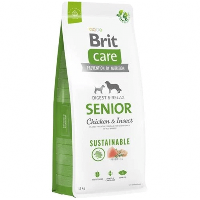 Brit Care Senior Chicken & Insect 12kg