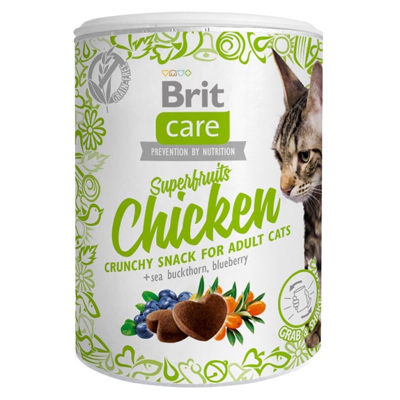 Brit Cat Snack Superfruits Chicken 100g