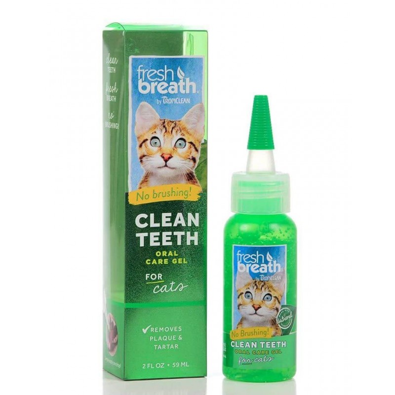 TropiClean Fresh Breath Oral Gatos 59ml